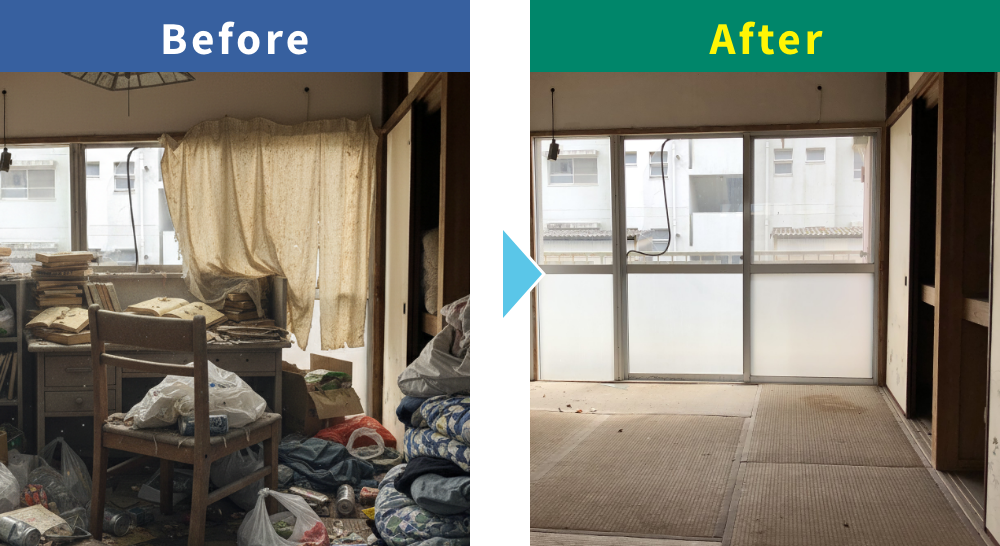 残置物撤去,残置物,残置物撤去費用,残地物,費用,撤去費用,施工事例,撤去,処分,賃貸,賃貸物件,マンション,退去,一軒家,戸建て,部屋,東京,埼玉,遺品整理,カーレッジ建工